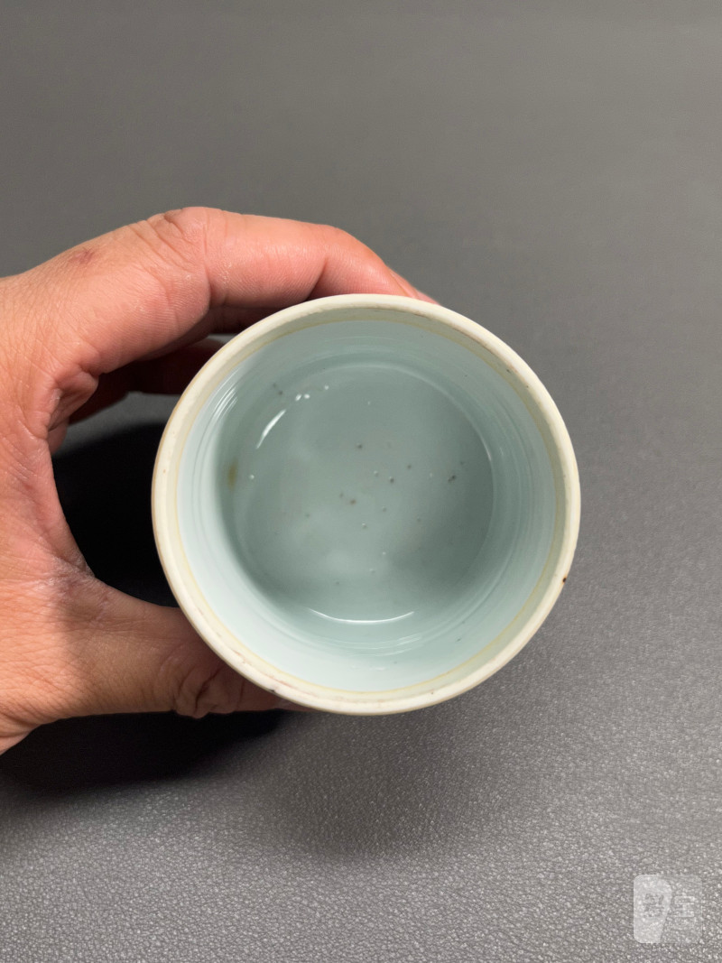 明崇祯  青花花卉纹香筒（带木盖） - 图10